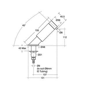 Ideal Standard Bathroom Accessories -  Ideal Standard Con 21 Soap Disp Ultra St Angle/d Mntd A9210gn