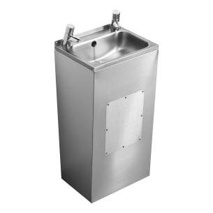 Armitage Shanks Commercial Sanitaryware -  Armitage Shanks Denholm 2 S2625 Two Tap Holes Basin 51x42 Pol S/s