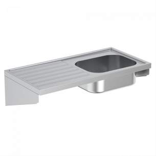 Armitage Shanks Commercial Sanitaryware -  Armitage Shanks Is Doon Sink 120x60 Ss Lh Drn Nth S1273my