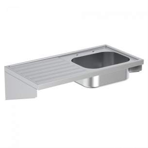 Armitage Shanks Commercial Sanitaryware -  Armitage Shanks Is Doon Sink 120x60 Ss Lh Drn 2th S1276my