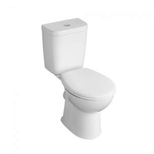 Sandringham and Baronet Sanitaryware and Accessories -  Sandringham 21 Smooth Close Coupled Wc Plus Horiz Outlet E822101