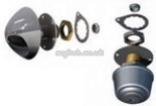 Cistermiser Flush Control Valve -  Wall Shower Solenoid Val And 330mm Condu/tail