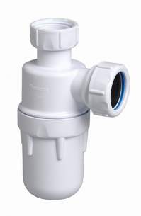 Hunter Plumbers Bits -  40mm Chrome Bottle Trap Resealing