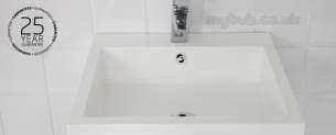 Just Trays Jt40 Slimline Shower Trays -  Just Trays Jt 500 X 500 Geo Basin White