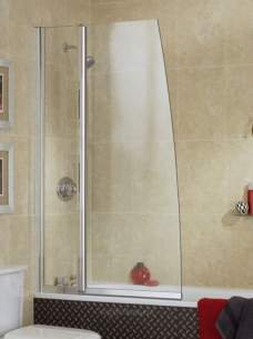 Kohler Daryl Bath Screens -  051 Twin Panel Bathscreen Sail S/cl900l