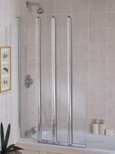 Kohler Daryl Bath Screens -  054 Multi-fold Bathscreen Squ S/cl900l