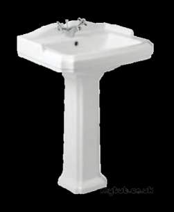 Eastbrook Sanitary Ware -  24.0005 Eastbrook Belgravia Pedestal White