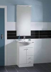 Be Modern Atlanta Concepts Aquis -  Aquis 780 White Mirror Canopy Cupboard
