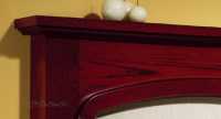 Be Modern Fire Surrounds -  51 Inch Belvedere Mantel Medium Mahogany