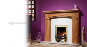 Be Modern Fire Surrounds -  46 Inch Hampshire Mantel Light Oak