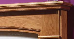 Be Modern Fire Surrounds -  46 Inch Hampshire Mantel Light Oak