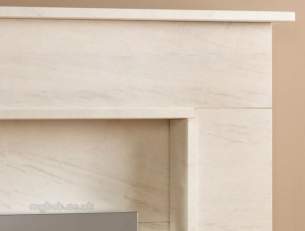 Be Modern Marble Stone Surrounds -  Be-modern Leona 45.5 Inch Natural Limestone