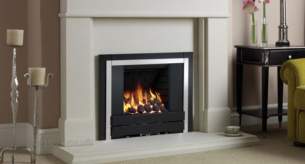 Be Modern Fires Gas and Electric -  Be Mod Panoramic 180mm Bricked Back Coal