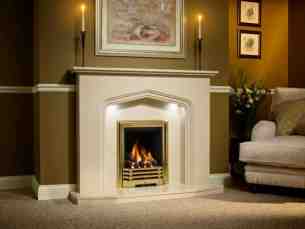 Be Modern Fire Surrounds -  53 Inch Portia Pearlstone 16 Inch C/o 5 Sided Hth 75183