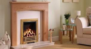 Be Modern Fire Surrounds -  Be Modern 46 Inch Tudor Mantel Warm Oak