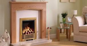 Be Modern Fire Surrounds -  Be Modern 42 Inch Tudor Mantel Warm Oak