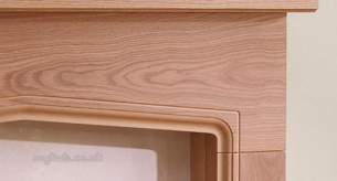 Be Modern Fire Surrounds -  46 Inch Tudor Mantel Medium Mahogany