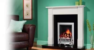 Be Modern Fire Surrounds -  Be Modern 42 Inch Wykeham Mantel White