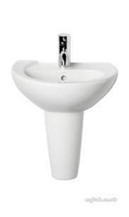 Ideal Standard Sottini Ware -  Ideal Standard Bodoni E307601 450mm One Tap Hole H/r Basin White