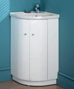 Eastbrook Furniture -  1.087 Bonito Corner Unit Base Only White
