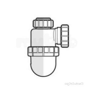 Polypipe Waste and Traps -  32mm Anti-syphon B/trap-76mm Seal Wp41-w