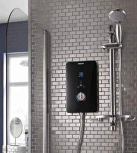 Bristan Electric Showers -  Bristan Bliss 8.5kw Black Bl85 B