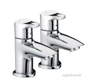 Bristan Brassware -  Bristan Capri Basin Taps Chrome Plated Cap 1/2 C