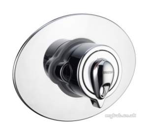 Bristan Showering -  Oval Concealing Plate Universal Kit Ch Kit Uni Ovl1 C