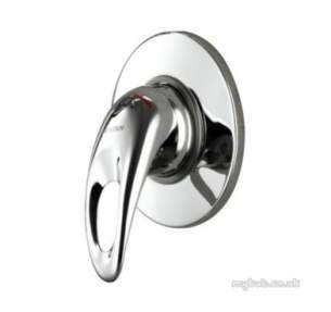 Bristan Showering -  Round Concealing Plate Universal Kit Ch