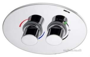 Bristan Showering -  Oval Dual Control Shower Valve With