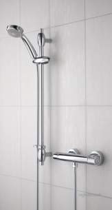 Bristan Showering -  Oval Thermo Sur Mount Bar Shower Val Wth