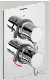 Bristan Showering -  Prism Conc Thermo Shower Valve Only Cp
