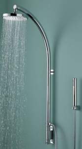 Bristan Showering -  Prism Inline Vertical Shower Pole With Pm Vshxspdiv C