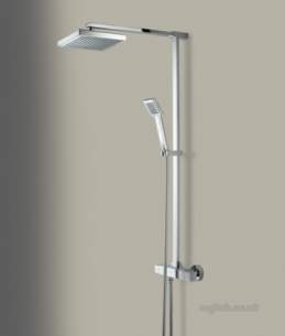 Bristan Showering -  Quadrato Thermo Bar Shower With Rr And Div