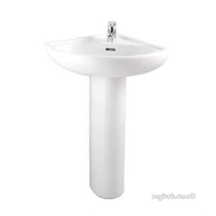 Bristan Brassware -  Quest 45cm 1 Th Cloakroom Basin Qst Cloak Basin 1h