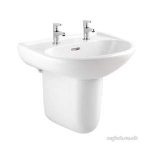Bristan Brassware -  Quest 45cm 2 Th Cloakroom Basin Qst Cloak Basin 2h