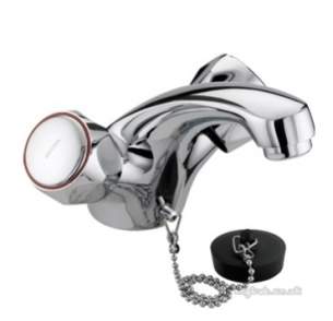 Bristan Brassware -  Value Club Mono Basin Mixer W/o Waste Chrome Plated Vac Basnw C Mt