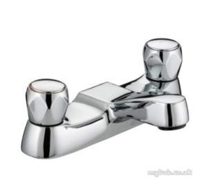 Bristan Brassware -  Value Club Bath Filler Chrome Plated Metal Heads