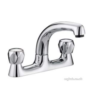 Bristan Brassware -  Value Club Deck Sink Mixer Chrome Plated With