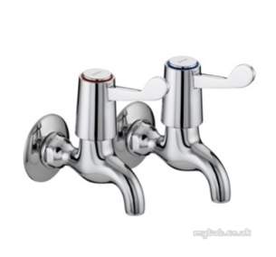 Value Lever Bib Taps Chrome Plated With Ceramic