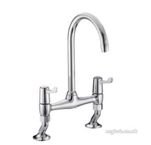 Bristan Brassware -  Value Lever Bridge Deck Sink Mixer Cp