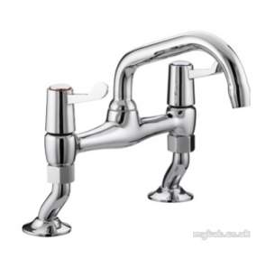 Bristan Brassware -  Value Lever Pillar Bridge Sink Mixer Cp