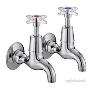 Bristan Brassware -  Bristan Value Cross Top Bib Taps Cp