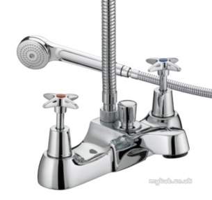 Bristan Brassware -  Value Cross Top Bath Shower Mixer Cp