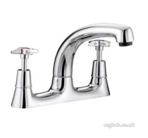 Bristan Brassware -  Value Cross Top Deck Sink Mixer Cp