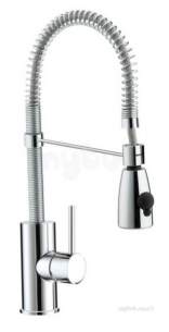Bristan Brassware -  Target Monosink Mixer Plus Pull Out Spray Cp