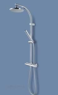 Bristan Showering -  Aqueous Thermo Dual Cntl Surf Mount Shower