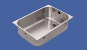 Sissons Stainless Steel Products -  C20124n 560 X 380 X 250 Inset Bowl Ss