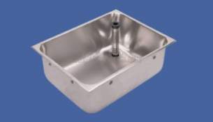 Sissons Stainless Steel Products -  C20136r 610 X 460 X 300 Right Hand Inset Bowl Ss