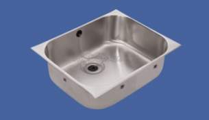 Sissons Stainless Steel Products -  C20150n 500 X 400 X 300 Inset Bowl Ss